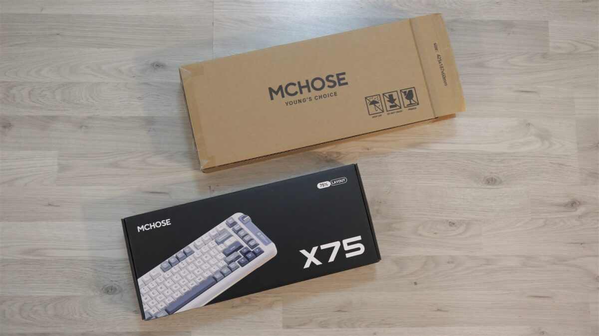 Tastatura gaming wireless MCHOSE X75 TKL - review