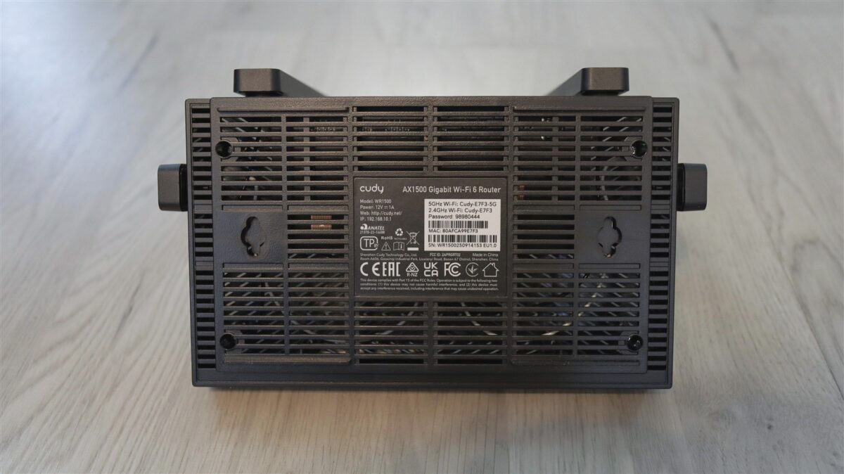 Router wireless Cudy WR1500 - review