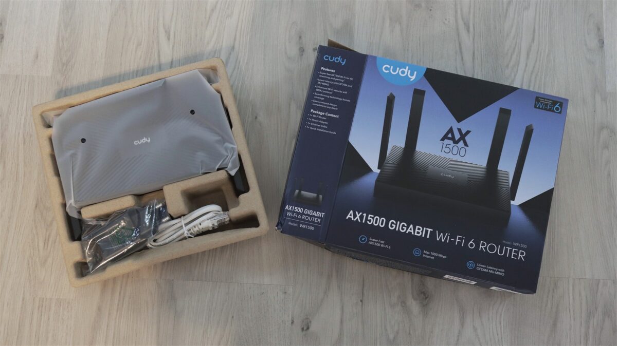 Router wireless Cudy WR1500 - review
