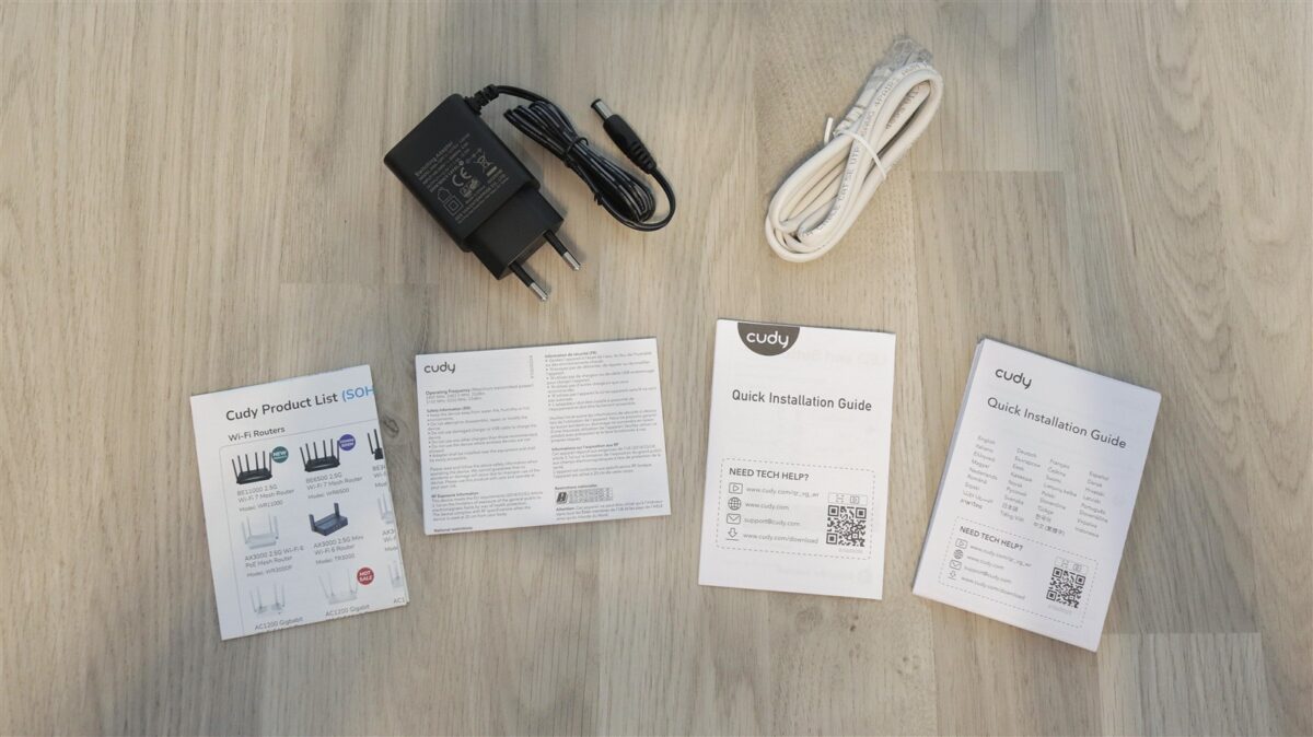 Router wireless Cudy WR1500 - review