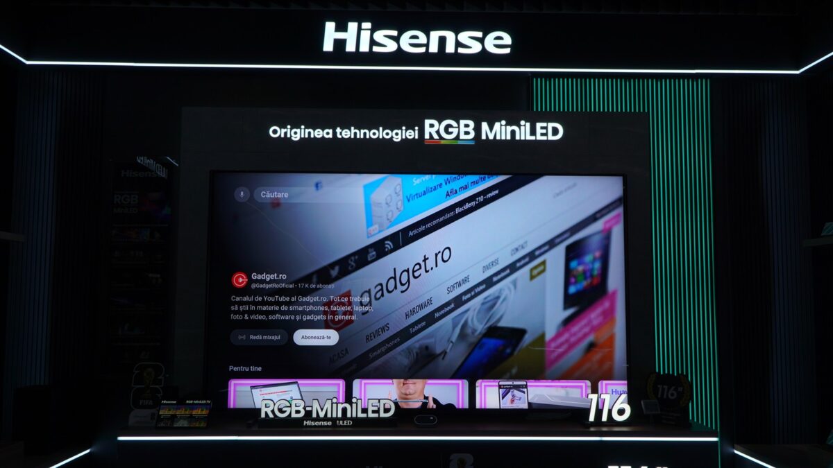 Smart TV Hisense RGB-MiniLED 116UXQ - review