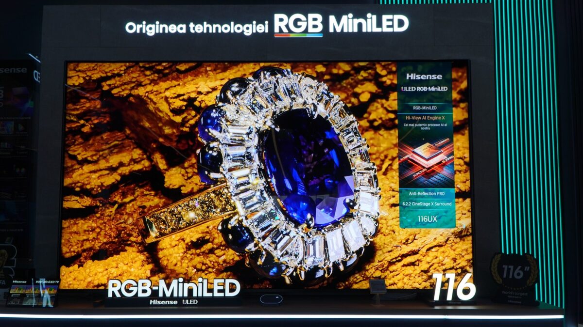 Smart TV Hisense RGB-MiniLED 116UXQ - review
