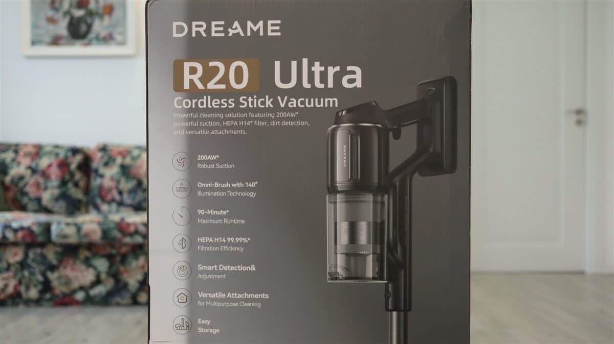 Aspirator vertical Dreame R20 Ultra VRV57F - review