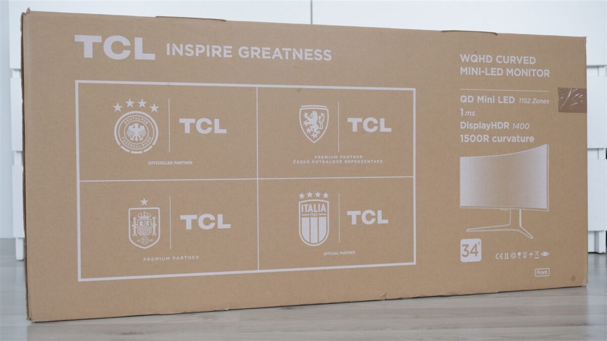 Monitor curbat de gaming TCL 34R83Q - prezentare
