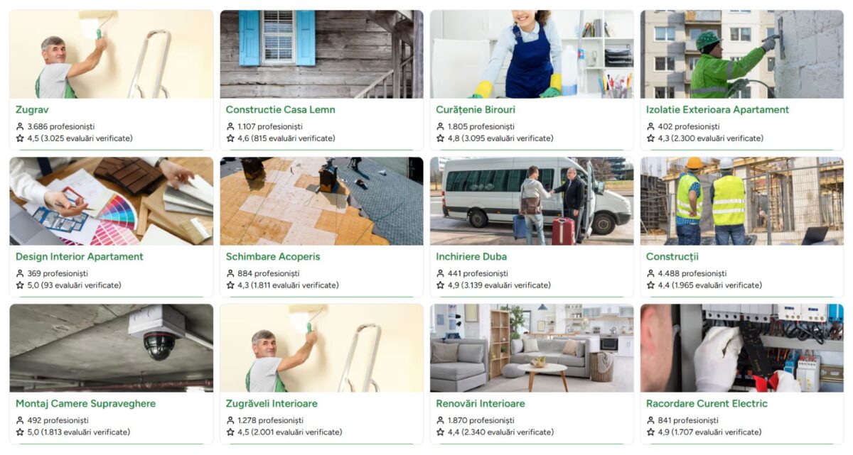 Servicii profesionisti HomeRun