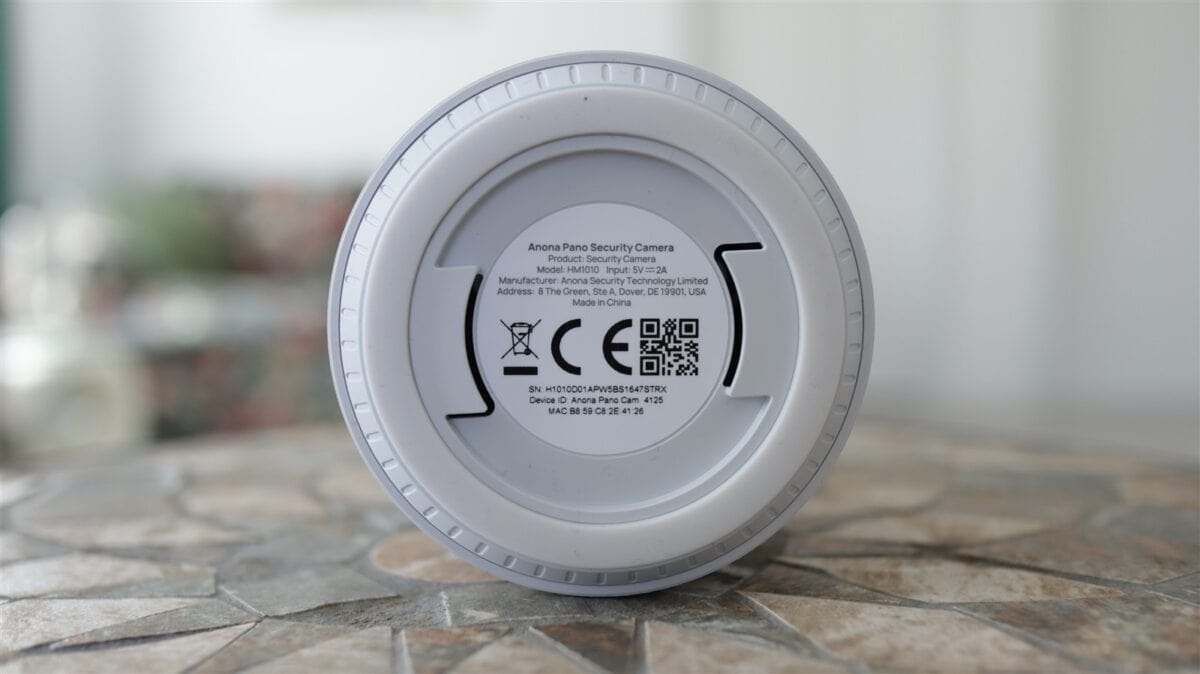 Camera de supraveghere interio ANONA PANO 4K UHD - review