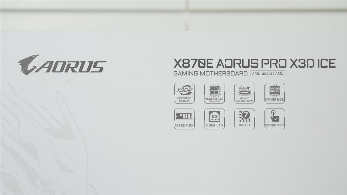 Placa de baza GIGABYTE X870E AORUS PRO X3D ICE - review