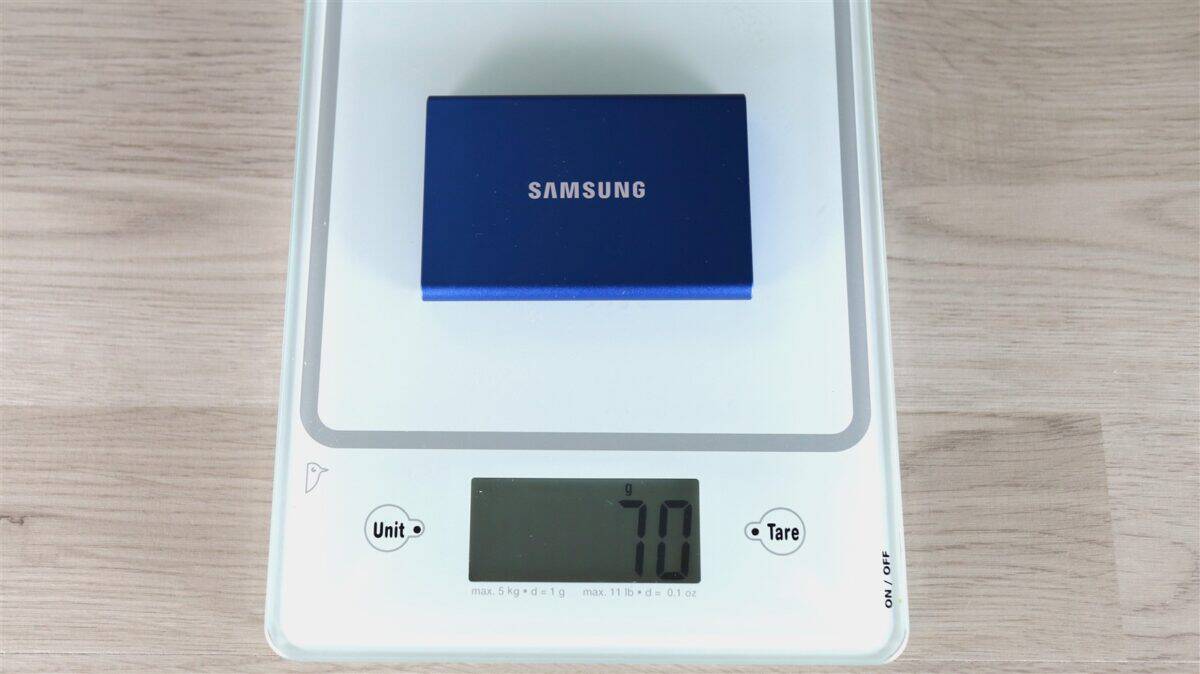 SSD extern Samsung T7 2TB - review