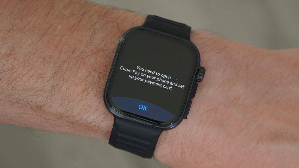 Curve Pay pe HUAWEI Watch Fit 5 Pro