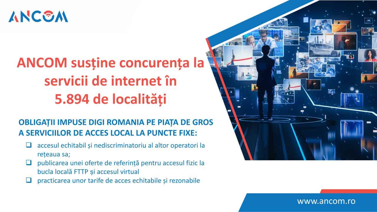 DIGI este obligată de ANCOM să ofere acces concurenţei (Orange ...
