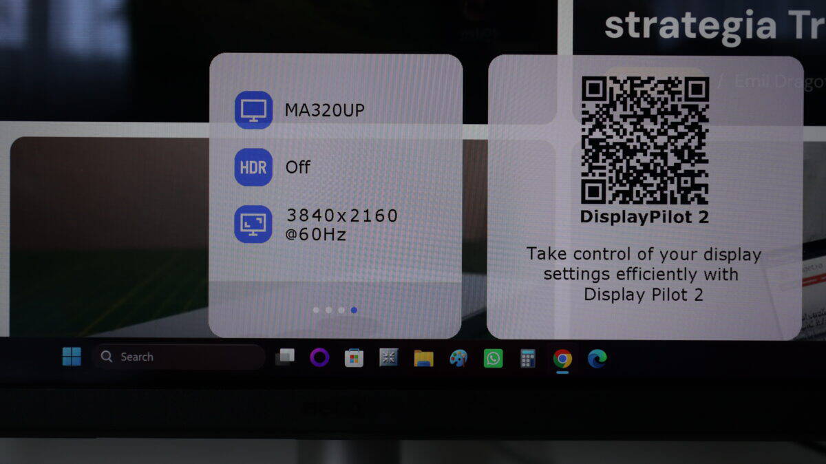 Monitor BenQ MA320UP - review