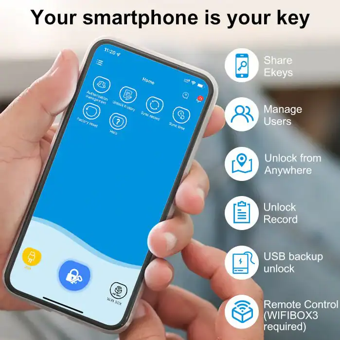 welock smart lock cylinder touca51