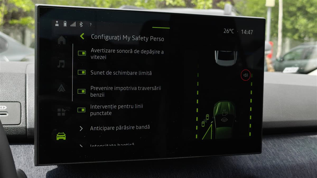 Interfata sistem infotainment Dacia Logan ECO-G 120 M6 Journey