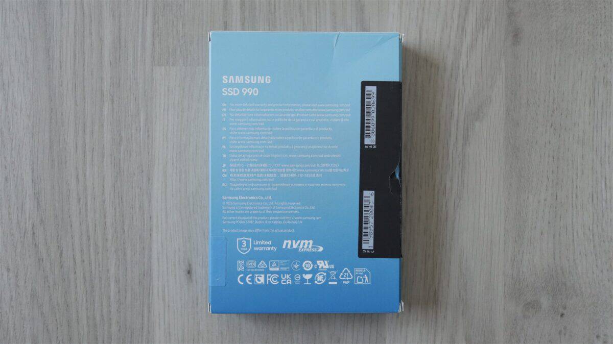 SSD Samsung 990 - review