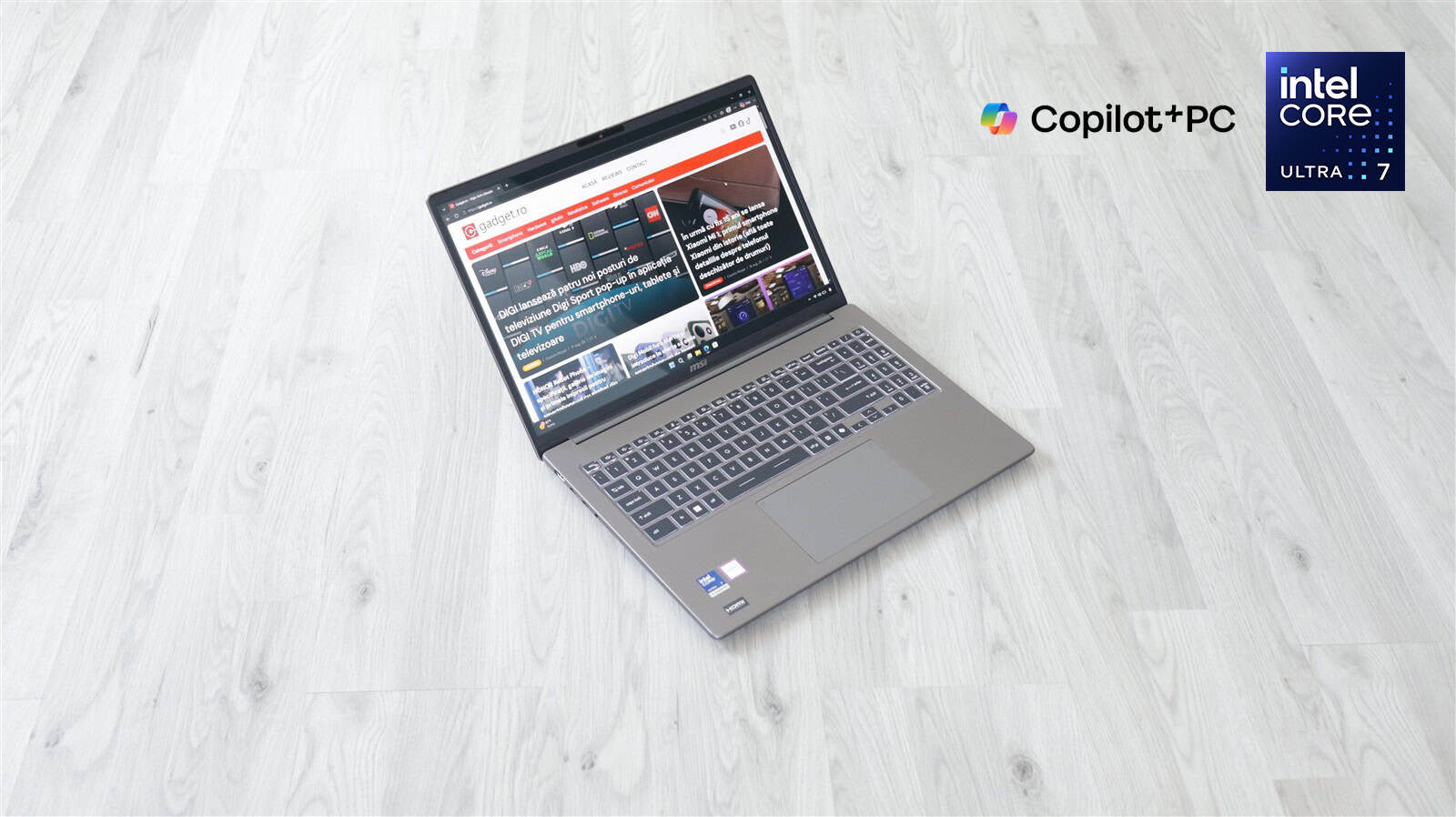 Laptop MSI Modern 16S AI+ G3M - prezentare (Unul dintre cele mai echilibrate și bine pregătite notebook-uri din zona business și office)