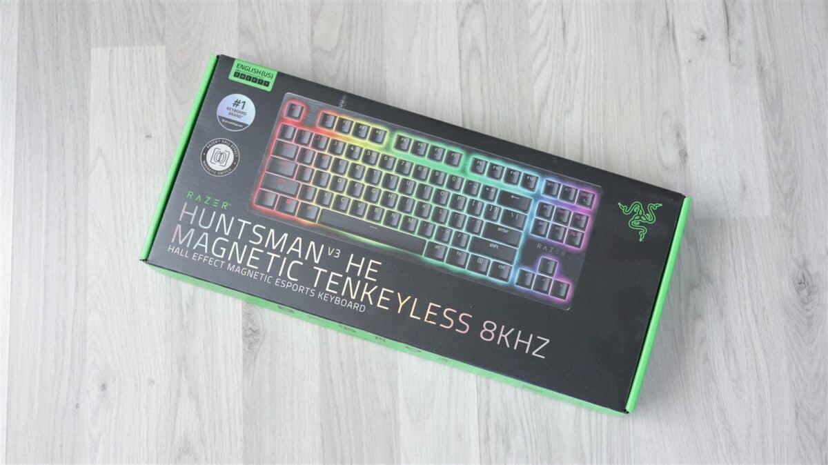 Tastatura gaming Huntsman V3 HE Magnetic 8KHz Tenkeyless - review