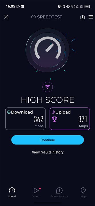 Viteze Wi-Fi TCL P80 Ultra