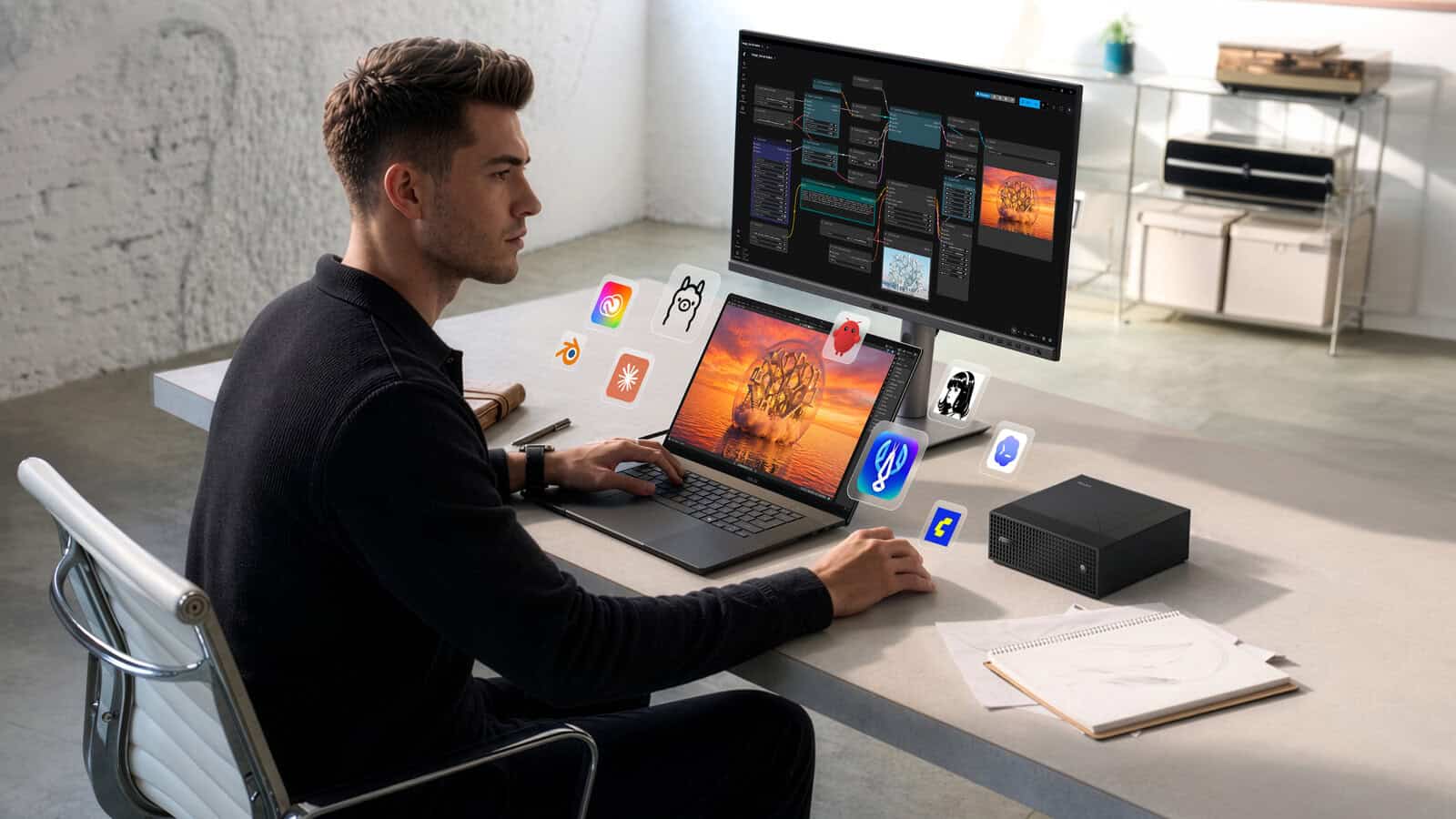 Photo : Gadget Asus proart nvidia spark