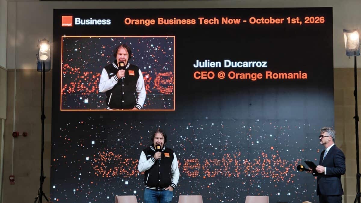 Julien Ducarroz CEO Orange Romania la Orange Business Tech Now