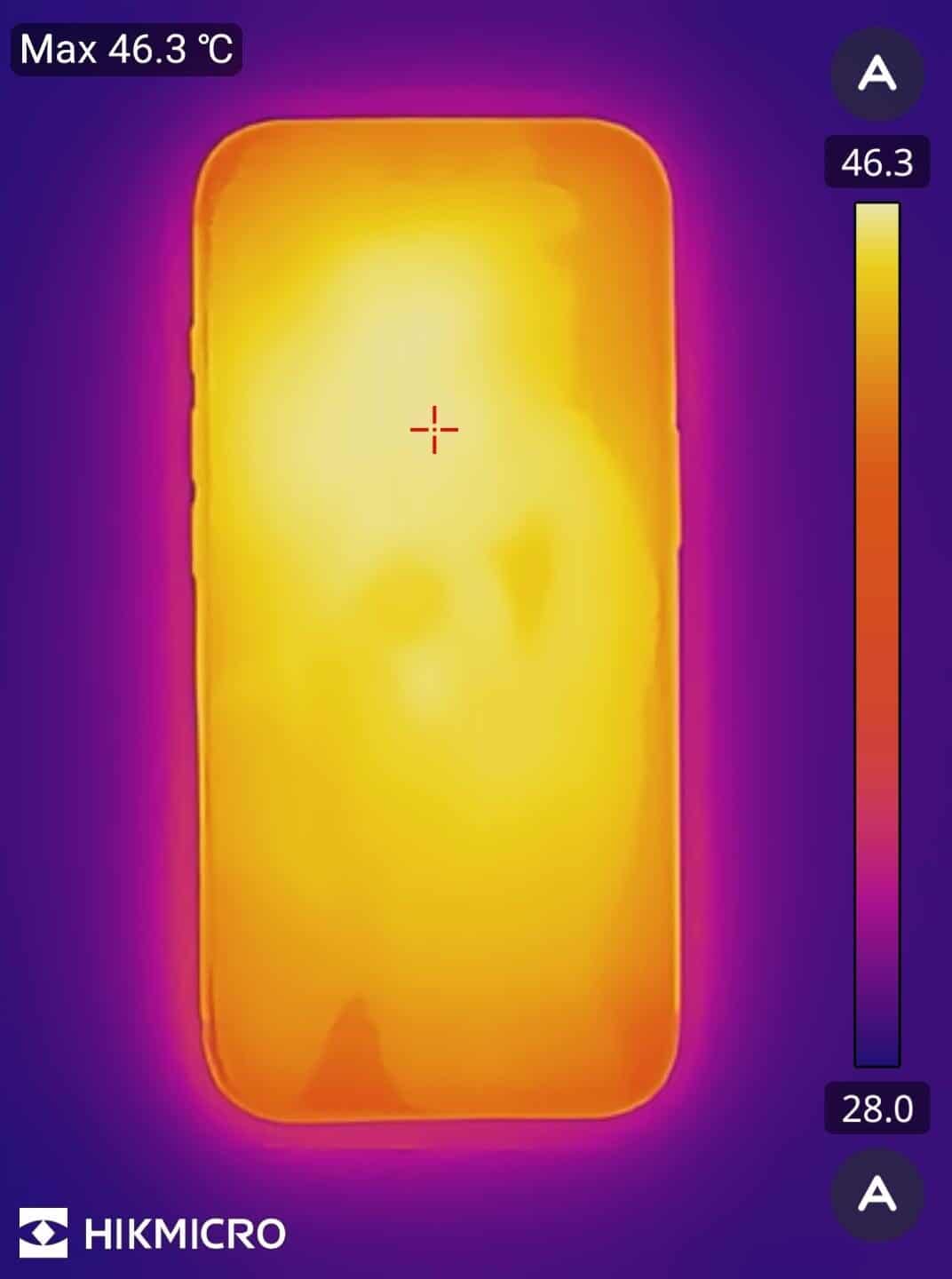 Poza termica ecran iPhone 18 Pro
