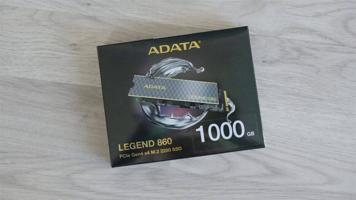 SSD ADATA Legend 860 1TB - review