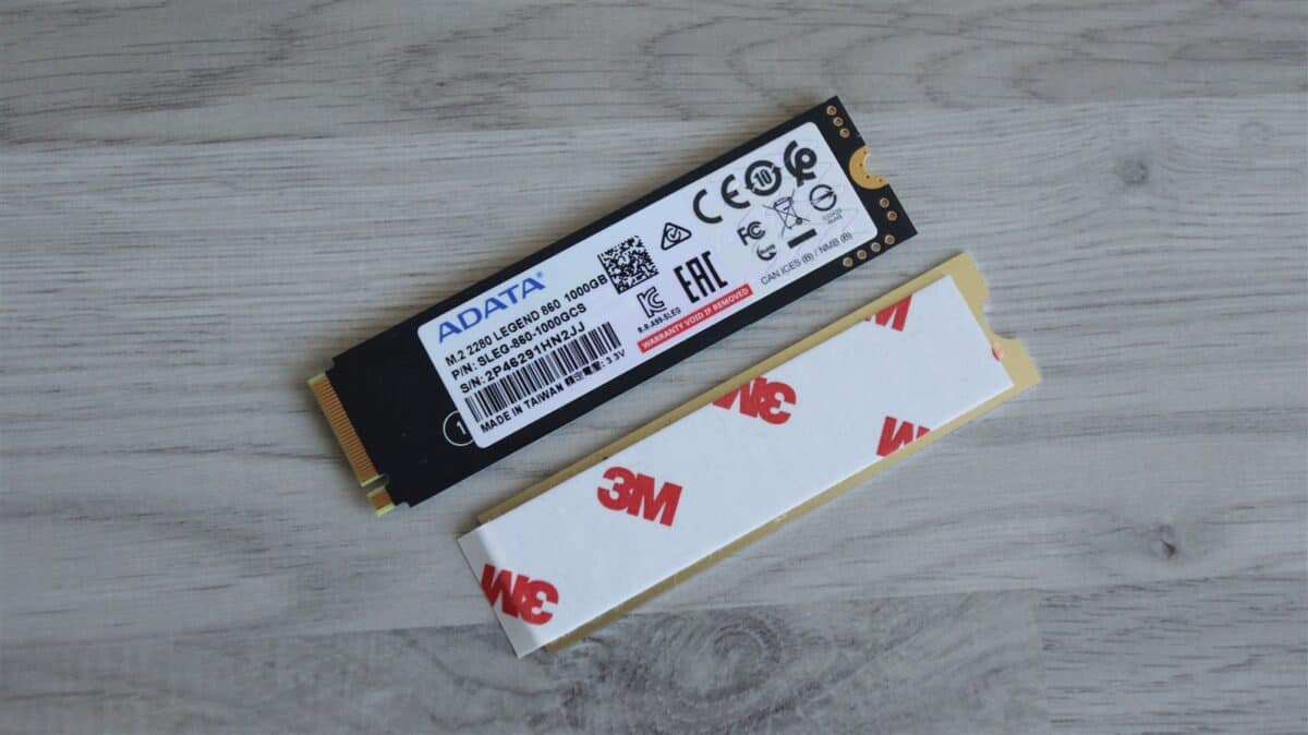 SSD ADATA Legend 860 1TB - review
